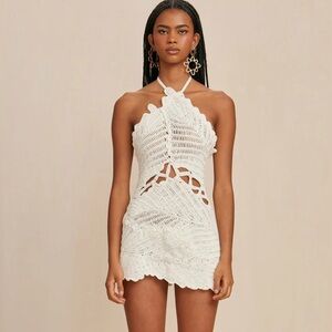 Cult Gaia Undina Crochet Dress